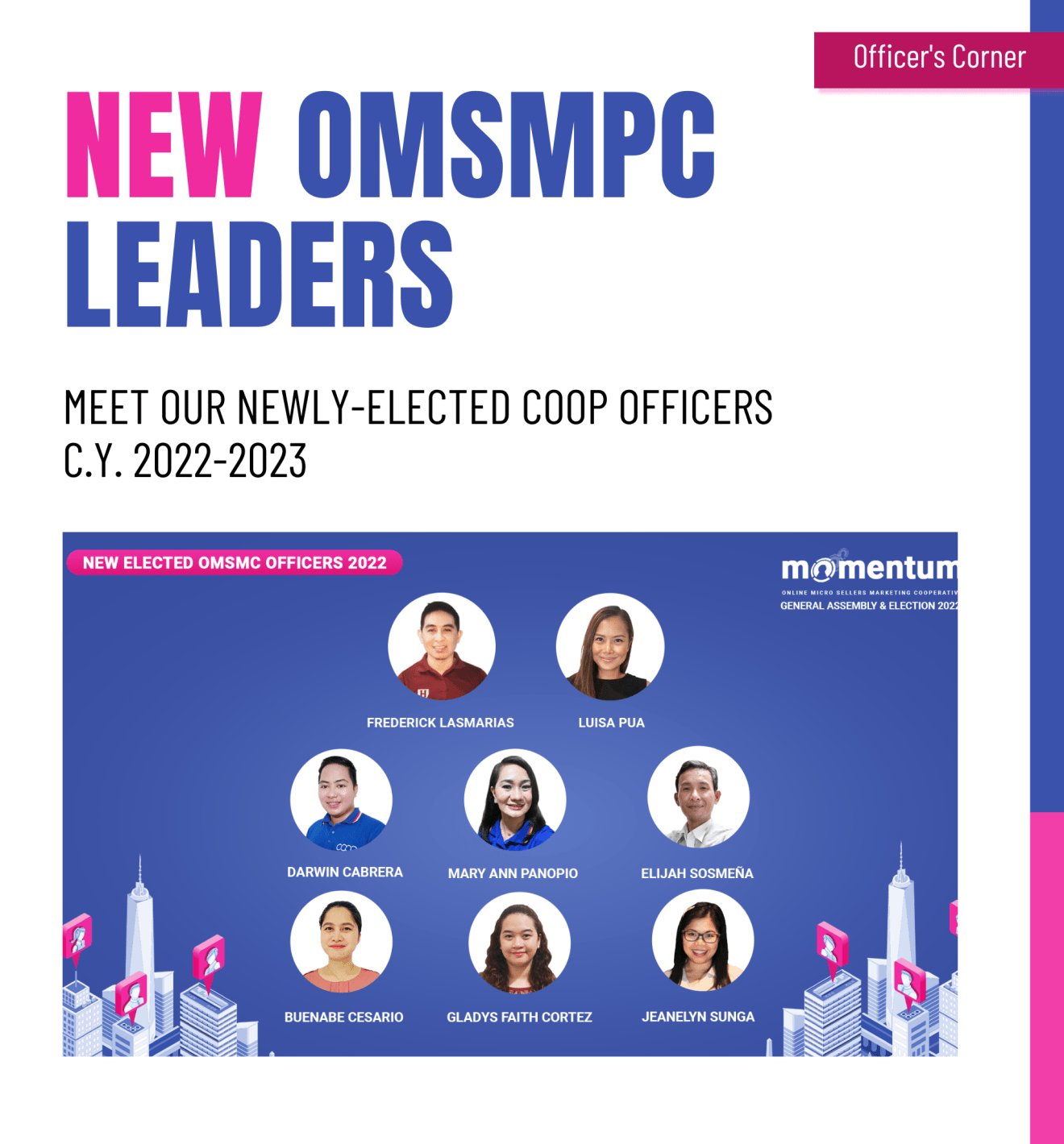 NEW OMSMPC LEADERS
